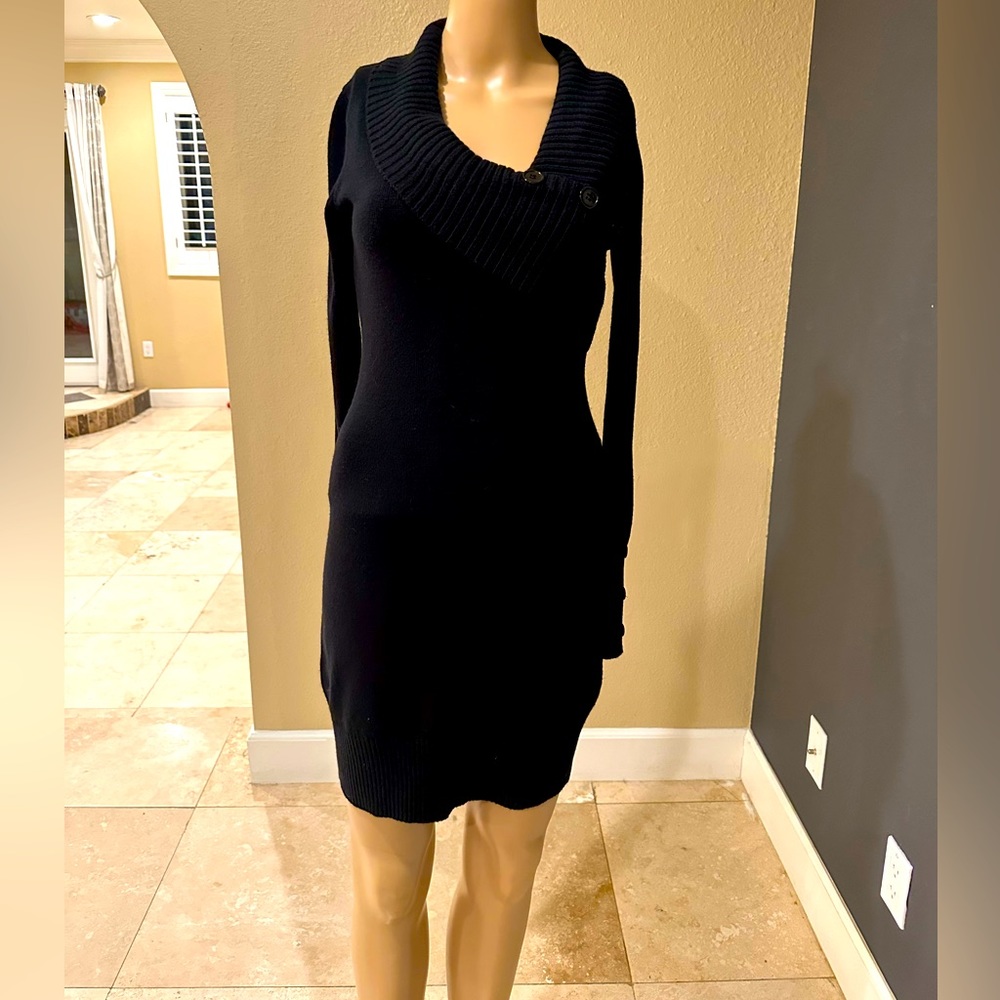 Women’s Dresses, Say What? Black Sweater Dress, Sz Small